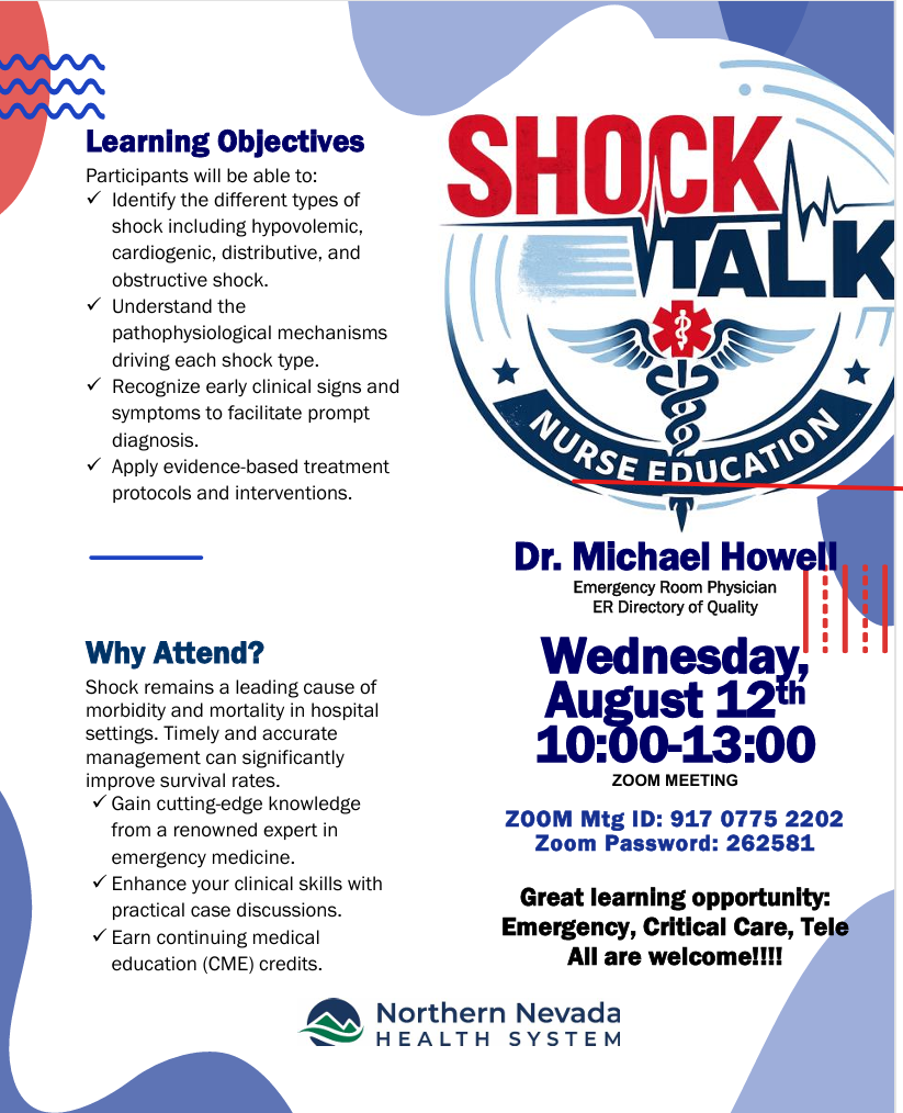 Shock Talk Flyer